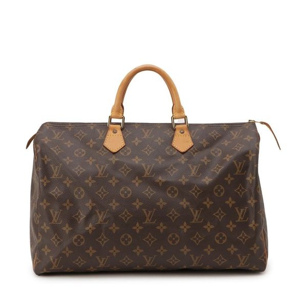 Louis Vuitton Speedy 40 Handbag Monogram Canvas - Picture 1 of 8